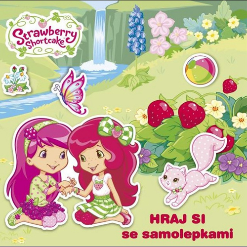 AKIM - Kreatívny zošit Akim - Hraj sa so samolepkami Strawberry Shortcake