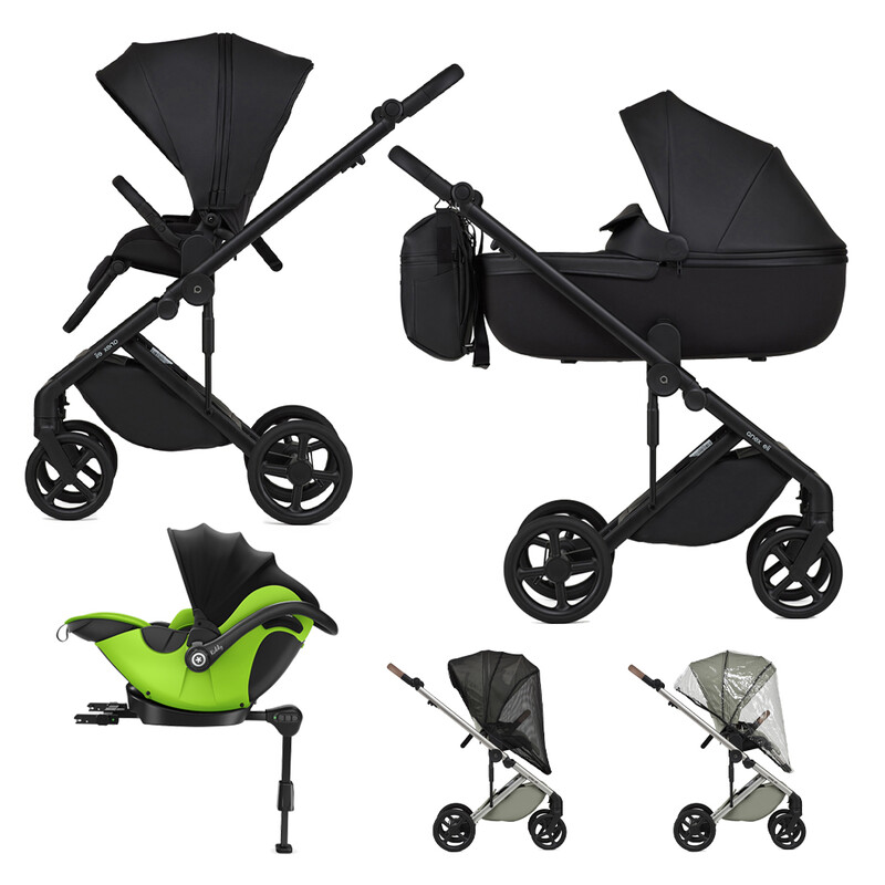 ANEX -  Kočík kombinovaný Eli Midnight + KIDDY Evoluna i-size 2 + základňa