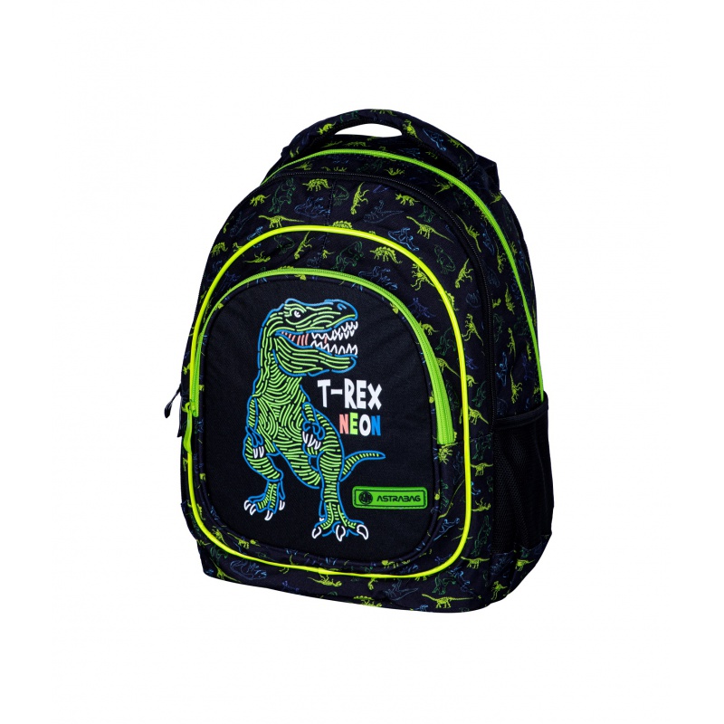 ASTRA - ASTRABAG Školský batoh pre prvý stupeň T-REX NEON, AB330, 502023064