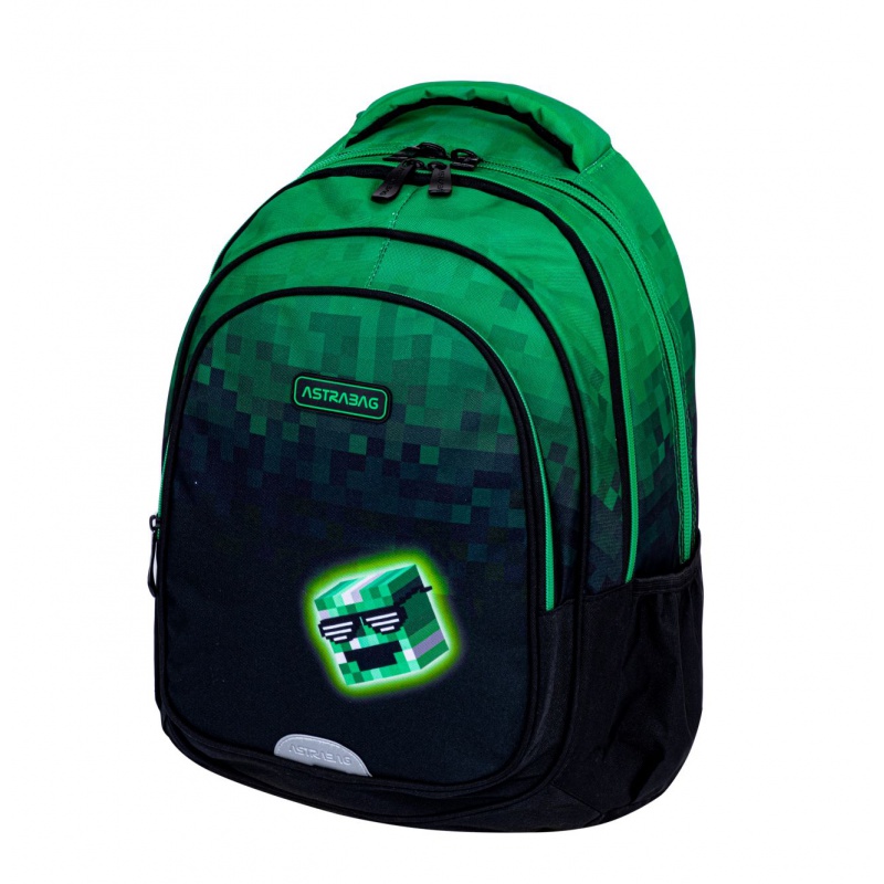 ASTRA - Školský batoh AstraBAG PIXEL HERO, AB300, 502024096