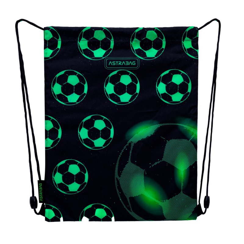 ASTRA - Vrecúško na prezuvky AstraBAG NEON FOOTBALL, AD1, 507024050