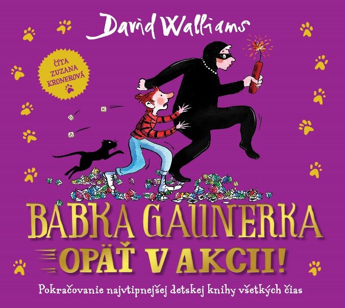 Audiokniha Babka gaunerka opäť v akcii - David Walliams