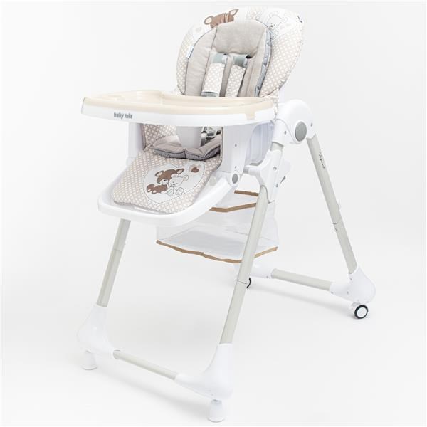 BABY MIX - Jedálenská stolička Infant grey