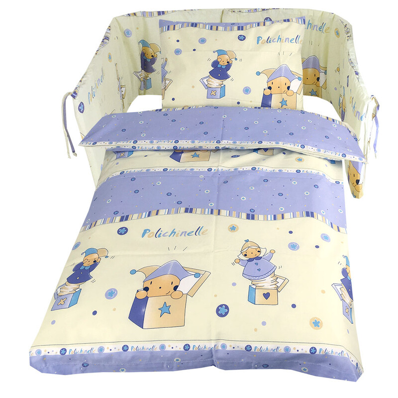 BABYLAND - Návliečky s hniezdom PP96 3-diel. 52x42cm 110x86cm 175x30cm