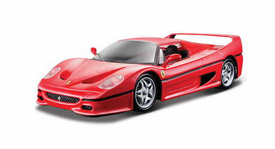 BBURAGO - 1:24 FERRARI F50 RED