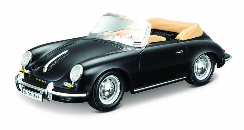 BBURAGO - Bburago 1:24 Porsche 356 B Cabriolet Black