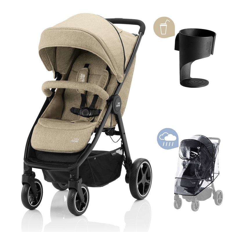 Obrázok BRITAX - Športový kočík B-AGILE M - Linen Beige