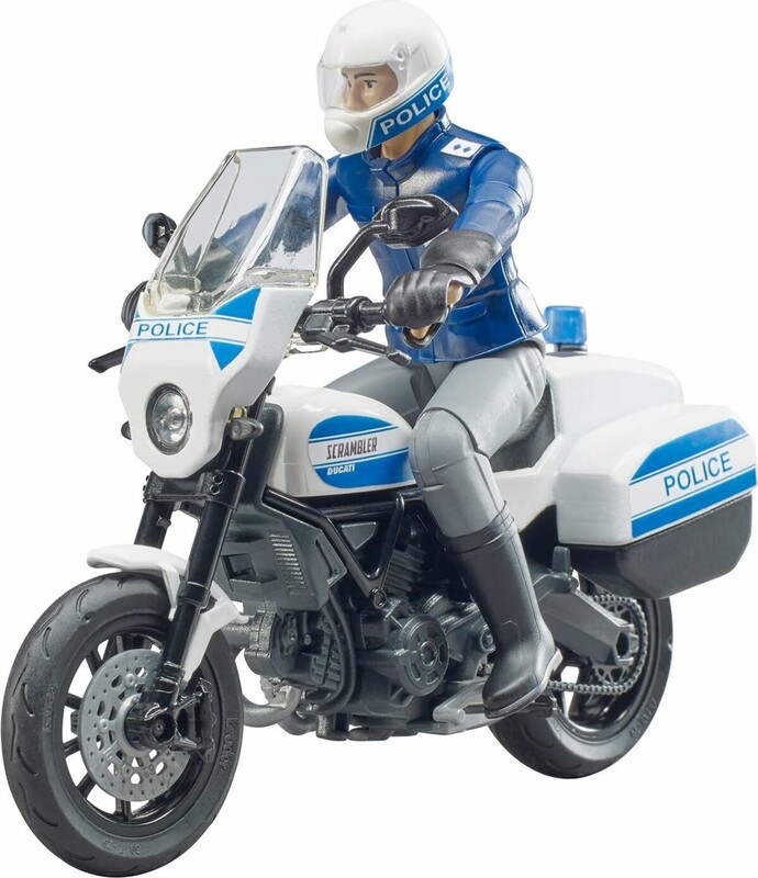 BRUDER - 62731 Policajné motocykel Ducati Scrambler