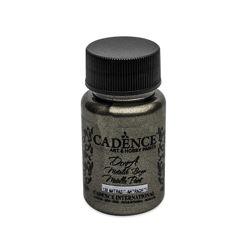 CADENCE - Farba akrylová Cadence D.Metalic, antracit, 50 ml