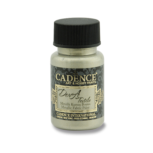 CADENCE - Textilná farba, medal. platinová, 50 ml