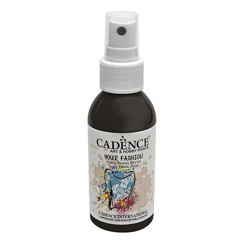 CADENCE - Textilná farba v spreji, hnedá, 100ml