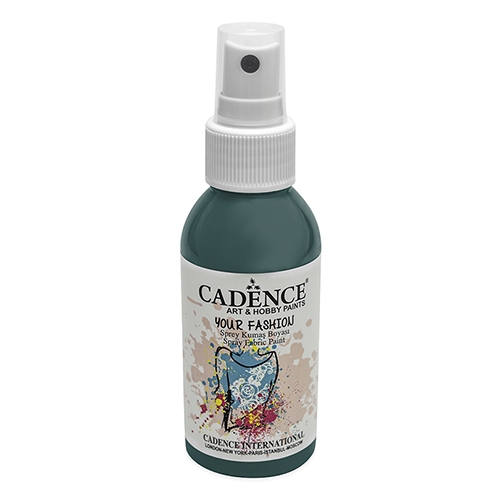 CADENCE - Textilná farba v spreji,modrozelená,100ml