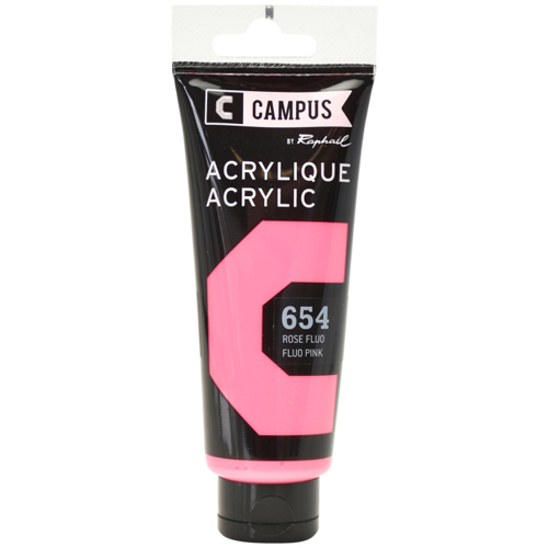 Obrázok Se akryl farba campus 100 ml fluo pink 654