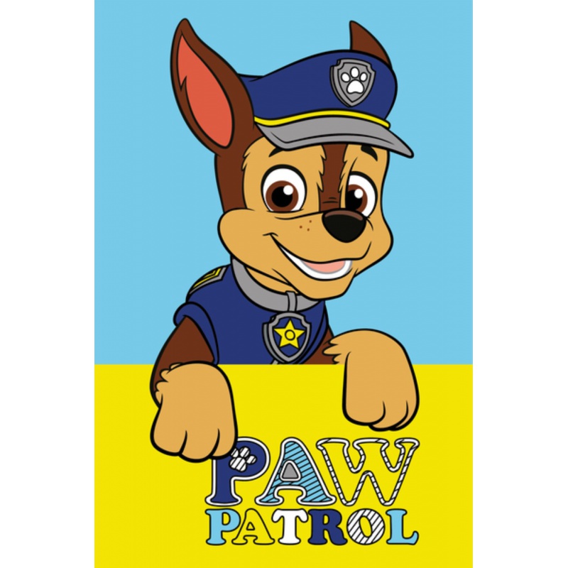 CARBOTEX - Detský uterák 30/50cm Paw Patrol Chase, PAW223062