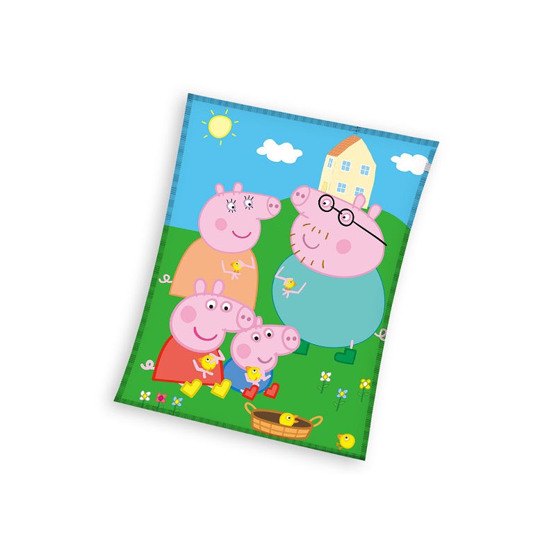 CARBOTEX - Luxusná deka 150/200cm Peppa Pig, PP212119