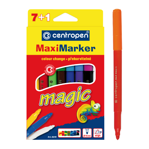 Obrázok Fixy centropen 8649 maxi magic - sada 8 ks