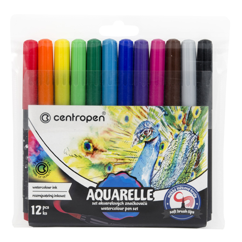 CENTROPEN - Fixy 8683 Aquarelle - sada 12 ks