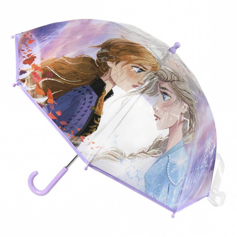 CERDÁ - Detský dáždnik DISNEY FROZEN II Transparent, 2400000511