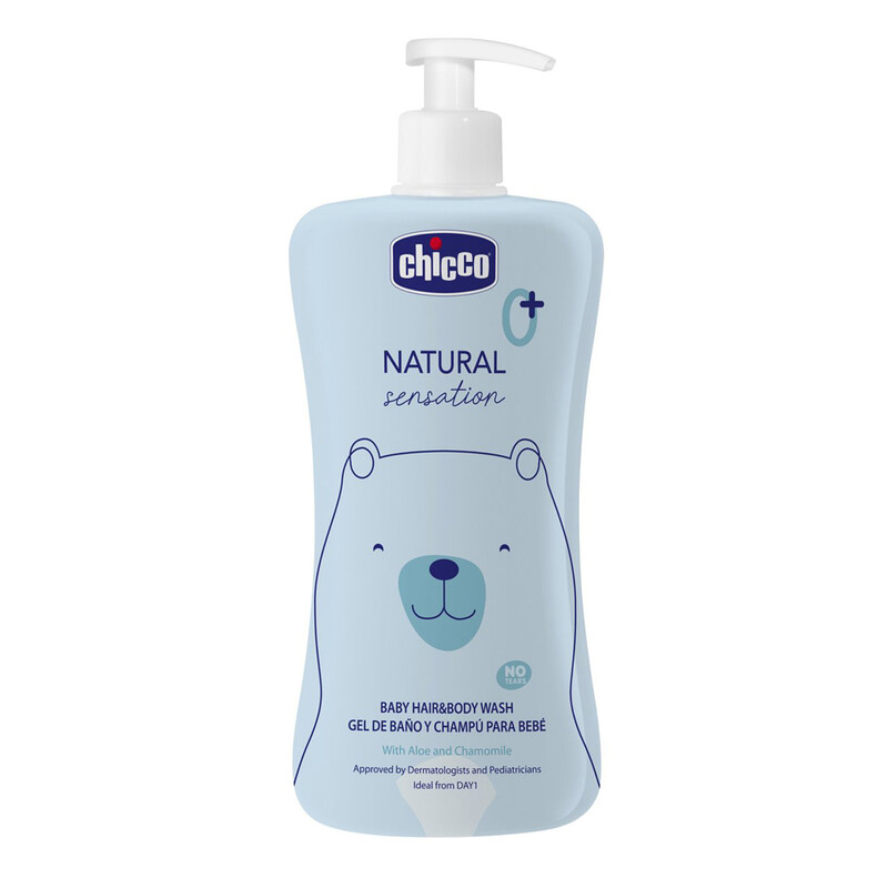 Obrázok CHICCO Šampón na vlasy a telo Natural Sensation s aloe a kamilkou 500ml, 0m+