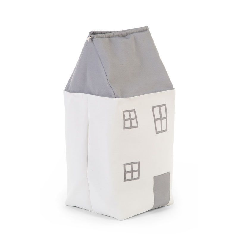 CHILDHOME - Box na hračky Dom Grey Off White