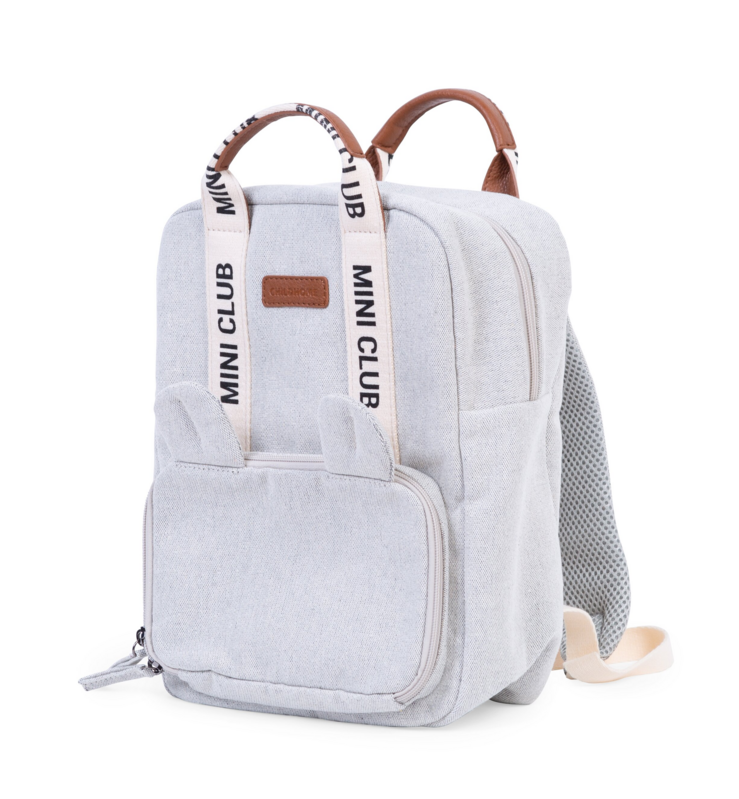 CHILDHOME - Detský batoh Mini Club Signature Off White