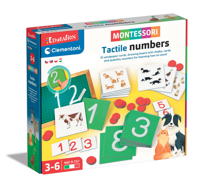 CLEMENTONI - Montessori - nauč sa číslice