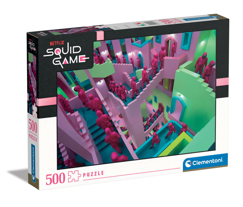 CLEMENTONI - Puzzle 500 dielikov - Squid game
