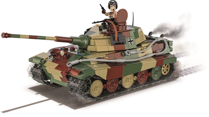 COBI - 3113 II WW Panzer VI Ausf. B Königstiger, 1:35, 802 k, 1 f