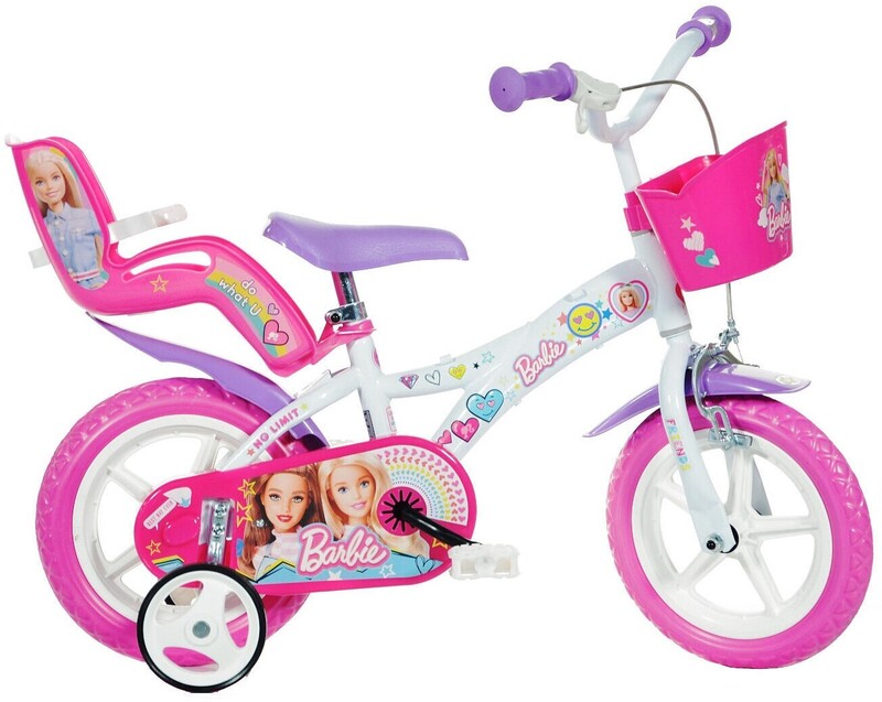 DINO BIKES - Detský bicykel 12" 612GL02BA - Barbie