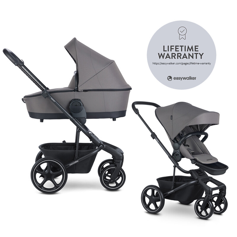 EASYWALKER - Kočík kombinovaný Harvey 2v1 Pebble Grey LITE RWS