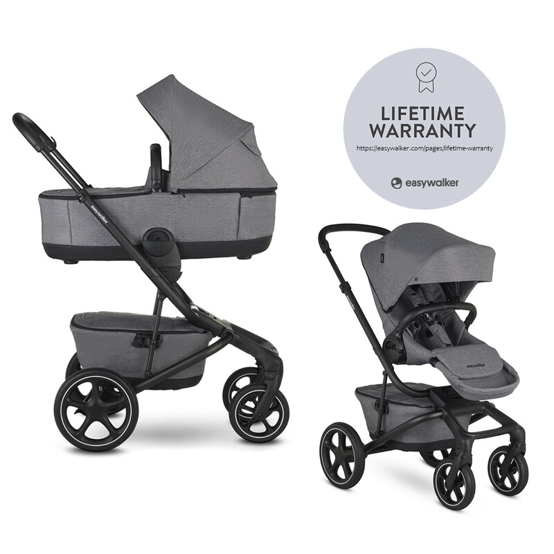 EASYWALKER - Kočík kombinovaný Jimmey 2v1 Iris Grey LITE RWS