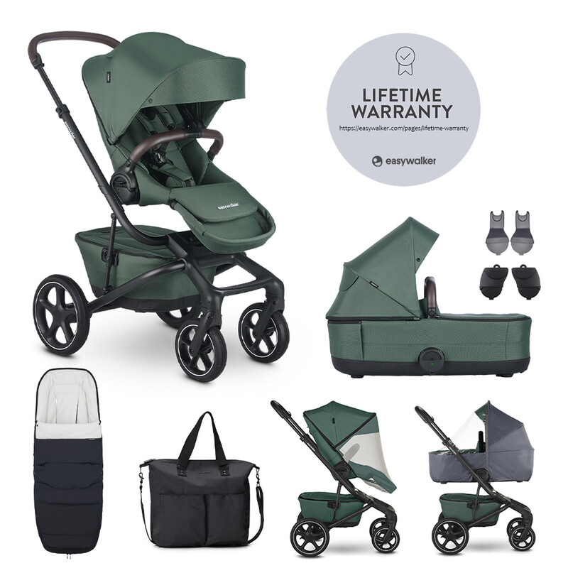 EASYWALKER - Kočík kombinovaný Jimmey Pine Green XXL RWS