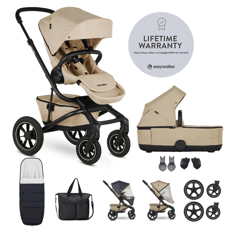 EASYWALKER - Kočík kombinovaný Jimmey Sand Taupe XXL AIR + RWS