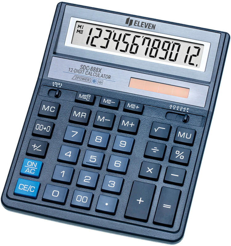 ELEVEN  - SDC 888XBL blue kalkulátor