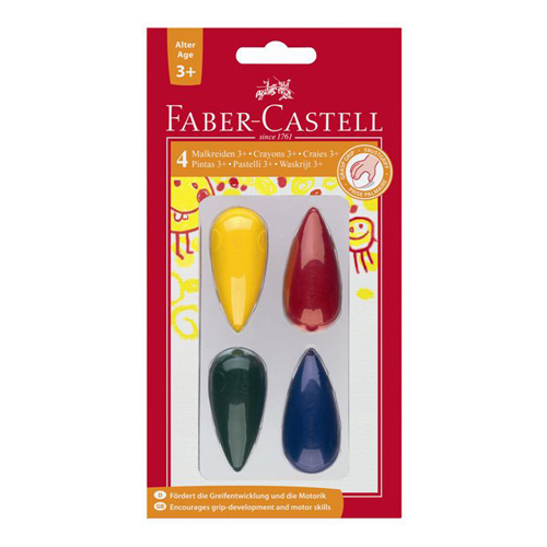 Obrázok Pastelky faber-castell plastové do dlane slza