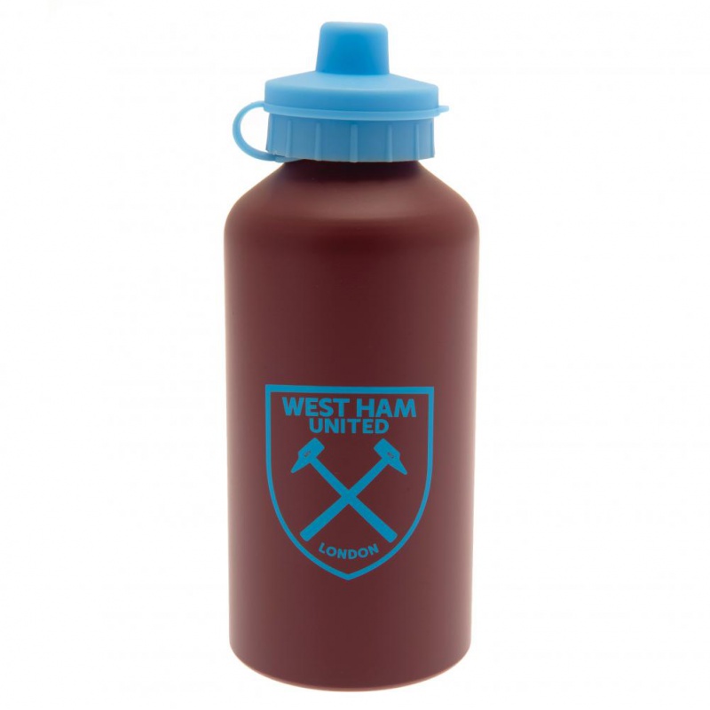 FOREVER COLLECTIBLES - Fľaša na pitie WEST HAM UNITED F.C.  Aluminium Drinks Bottle MT, 500ml