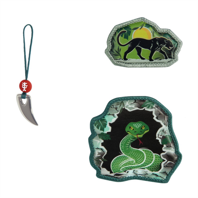 HAMA - Doplnkový set obrázkov MAGIC MAGS Jungle Snake Naga k aktovkám GRADE, SPACE, CLOUD