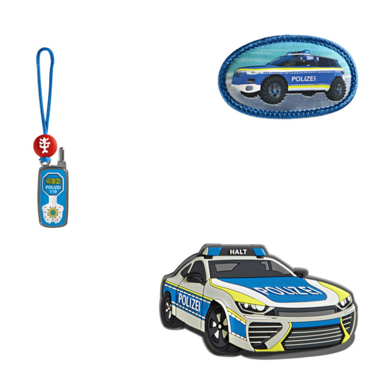 HAMA - Doplnkový set obrázkov MAGIC MAGS Police Car Cody k aktovkám GRADE, SPACE, CLOUD, KID