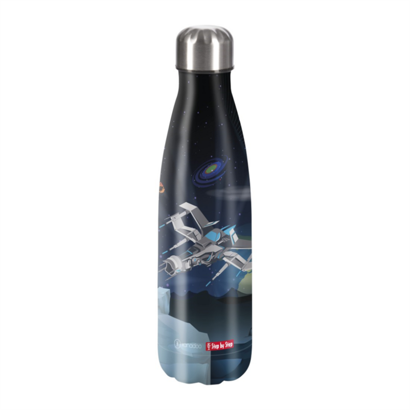 HAMA - Izolovaná fľaška na nápoj z nerezovej ocele 0,5 l, Starship Sirius