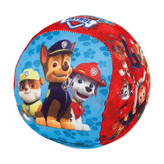 Obrázok Lopta mäkká PAW PATROL 100 mm s rolničkou