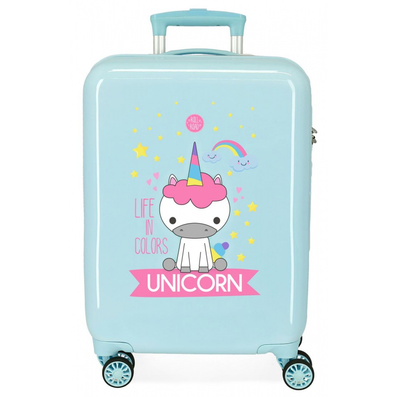 JOUMMA BAGS - Luxusný ABS cestovný kufor UNICORN Green, 55x38x20cm, 34L, 4741768 (small)