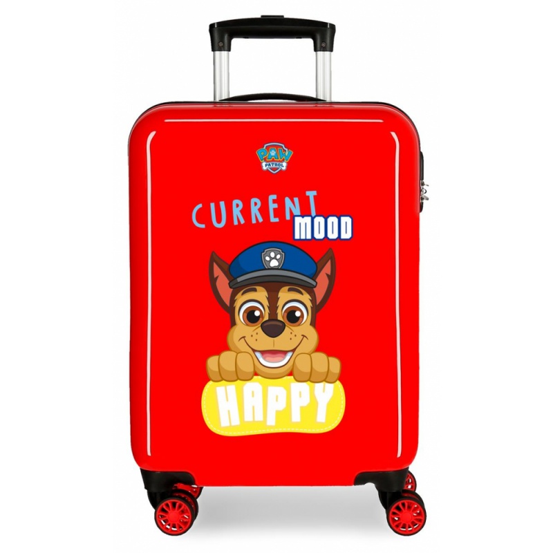 JOUMMA BAGS - Luxusný detský ABS cestovný kufor PAW PATROL Red, 55x38x20cm, 34L, 2191722