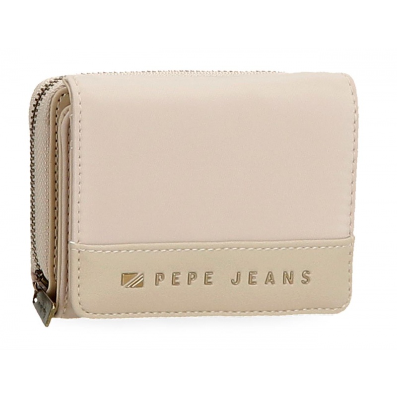 JOUMMA BAGS - Pepe Jeans Morgan Beige - Dámska peňaženka, 7928233