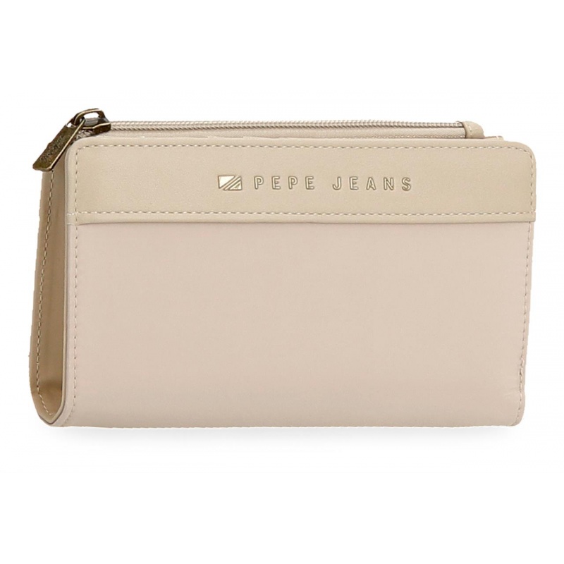 JOUMMA BAGS - Pepe Jeans Morgan Beige - Dámska peňaženka, 7928633