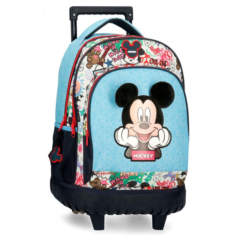 JOUMMA BAGS - Školský batoh na kolieskach MICKEY MOUSE Be Cool, 29L, 2782921