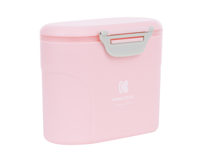 KIKKABOO - Zásobník na sušené mlieko s odmerkou 160g Pink
