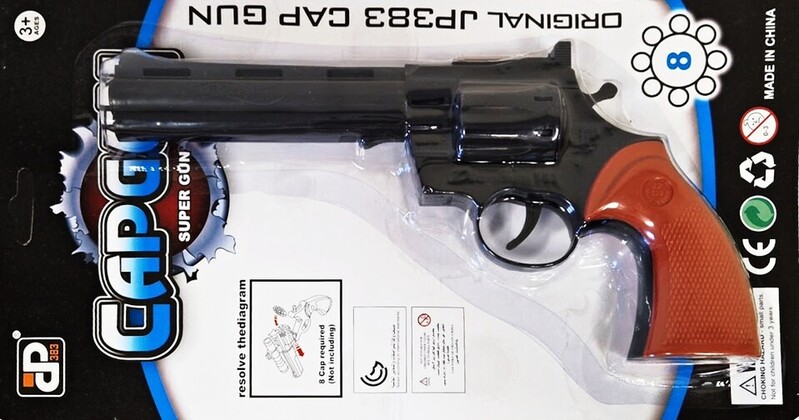 LAMPS - Pištoľ revolver na kapsle 8 rán 23cm