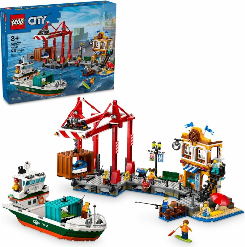 LEGO - City 60422 Prístav s nákladnou loďou