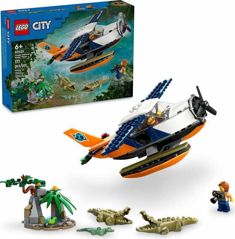 LEGO - City 60425 Vodné lietadlo na prieskum džungle