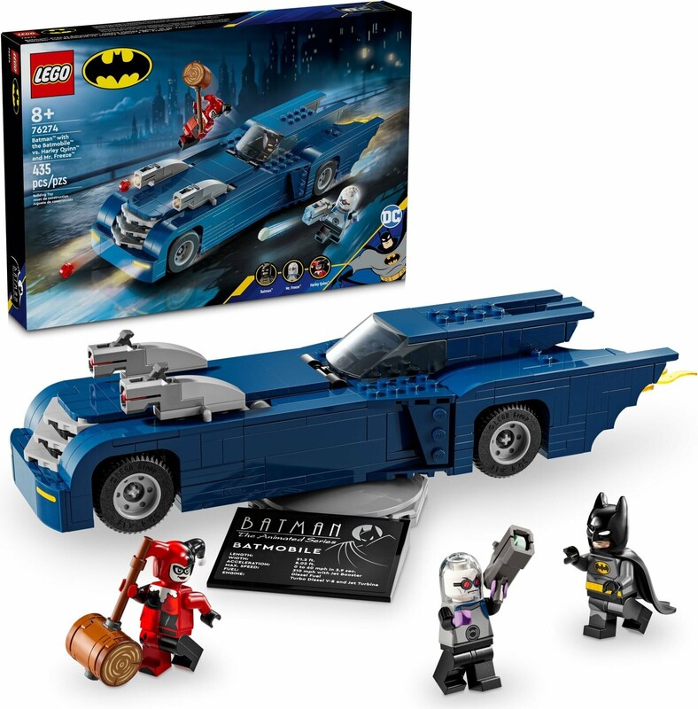 LEGO - DC Batman 76274 Batman a Batmobil vs. Harley Quinn a Mr. Freeze
